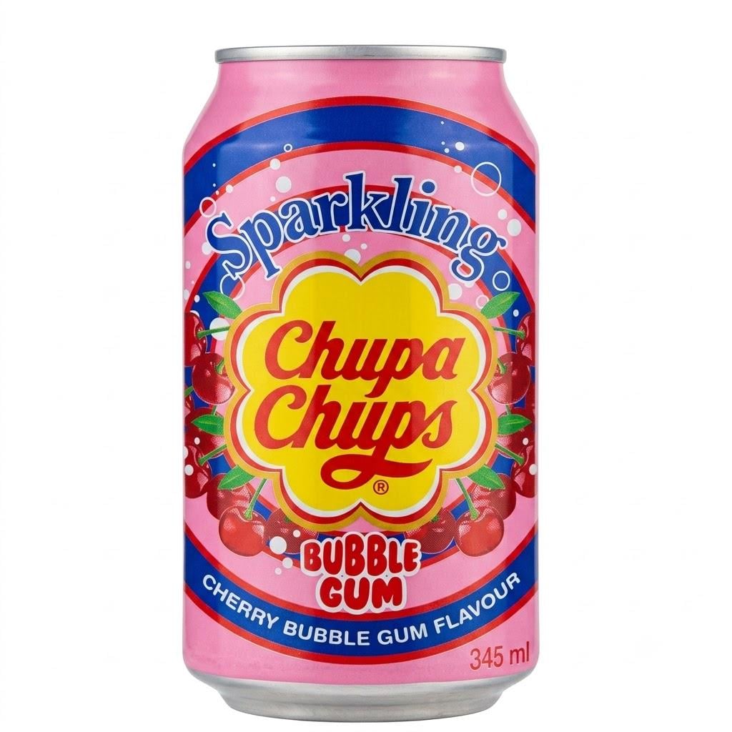 Напиток газированный Chupa Chups Bubble Gum Вишня 345 мл (chu002)