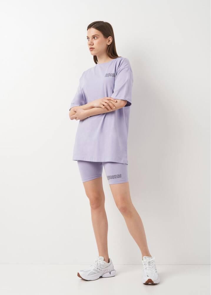 Комплект футболка/шорты Modaway 43-1100x81 женский S Сиреневый