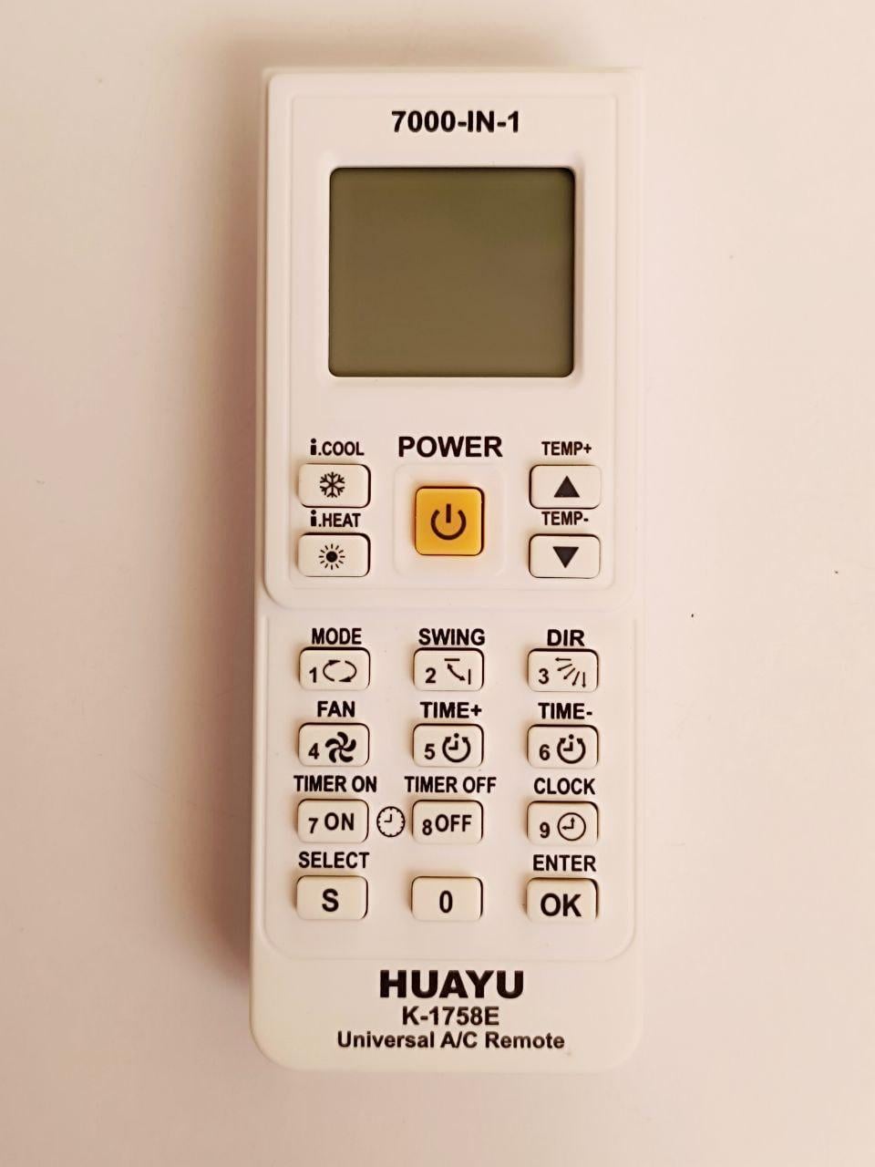 Универсальный пульт Huayu K-1758E (2530223387)