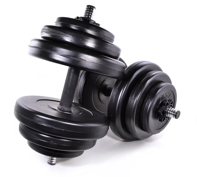 Гантели для дома Neo Sport с металлическим грифом 2х18,5 кг - фото 1