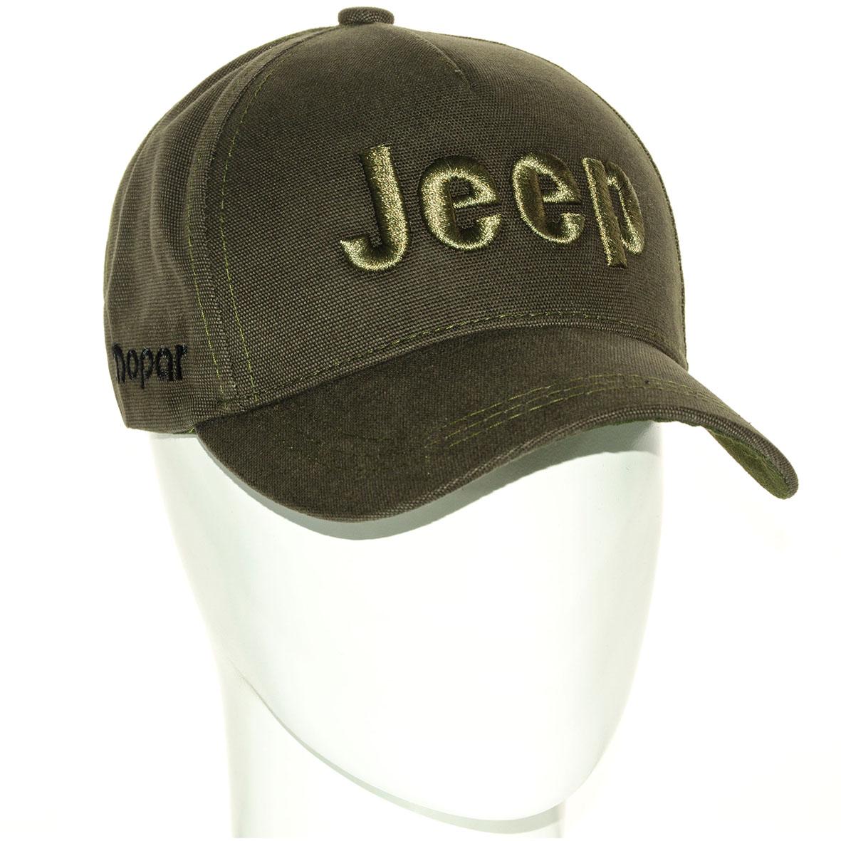 Бейсболка Jeep BTH21642 с регулировкой из плотного коттона L/р. 57-58 Хаки