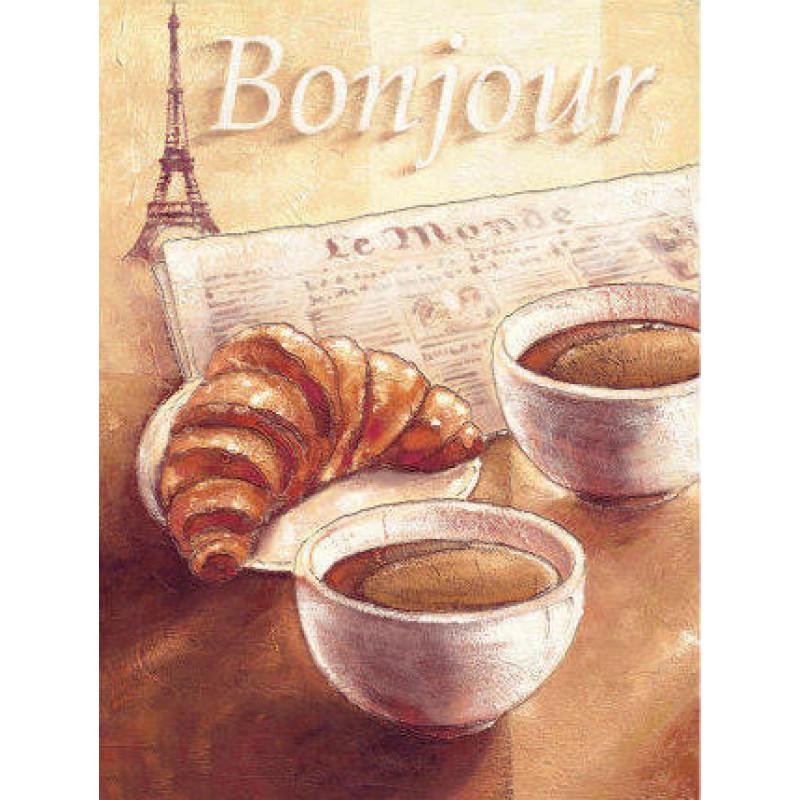 Алмазная вышивка ТМ Алмазная Мозаика Bonjour (DM.222)