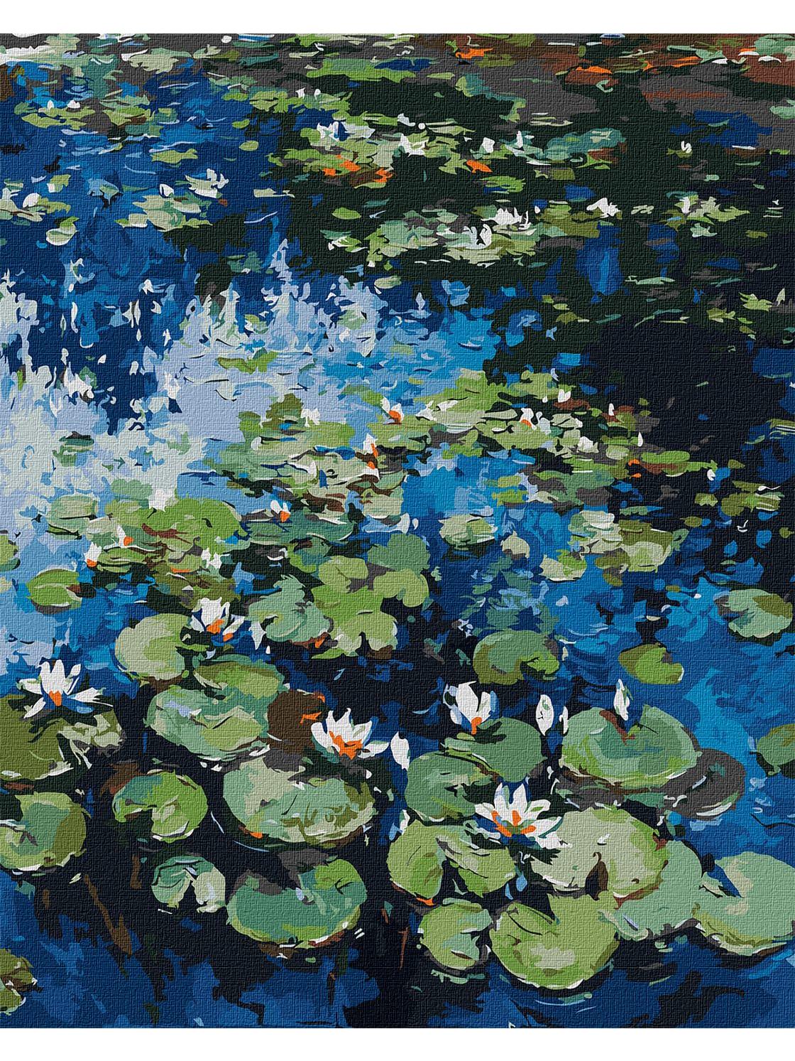 Картина за номерами Ideyka Клод Моне Водяні лілії 40х50 см (KHO2858)