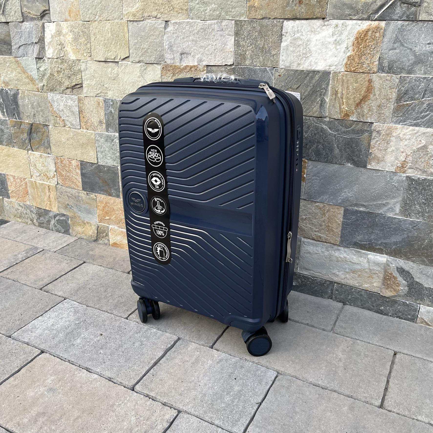 Валіза дорожня мала з поліпропілену Wings DQ181-04 S Синій - фото 2 Валіза дорожня мала з поліпропілену Wings DQ181-04 S Синій - фото 2