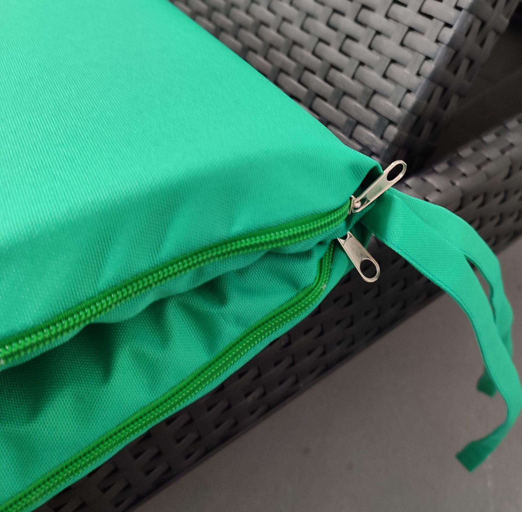 Матрас для шезлонга eGarden RIO 195x58x4 см Изумрудный (5744) - фото 4 Матрас для шезлонга eGarden RIO 195x58x4 см Изумрудный (5744) - фото 4