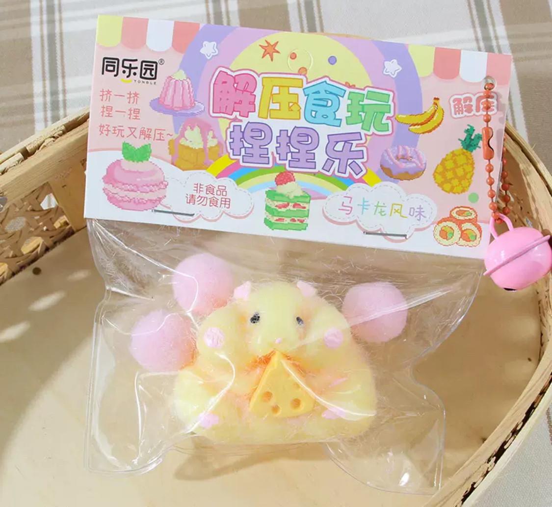 Сквіш антистрес Хом'як Жовтий (2391194421)