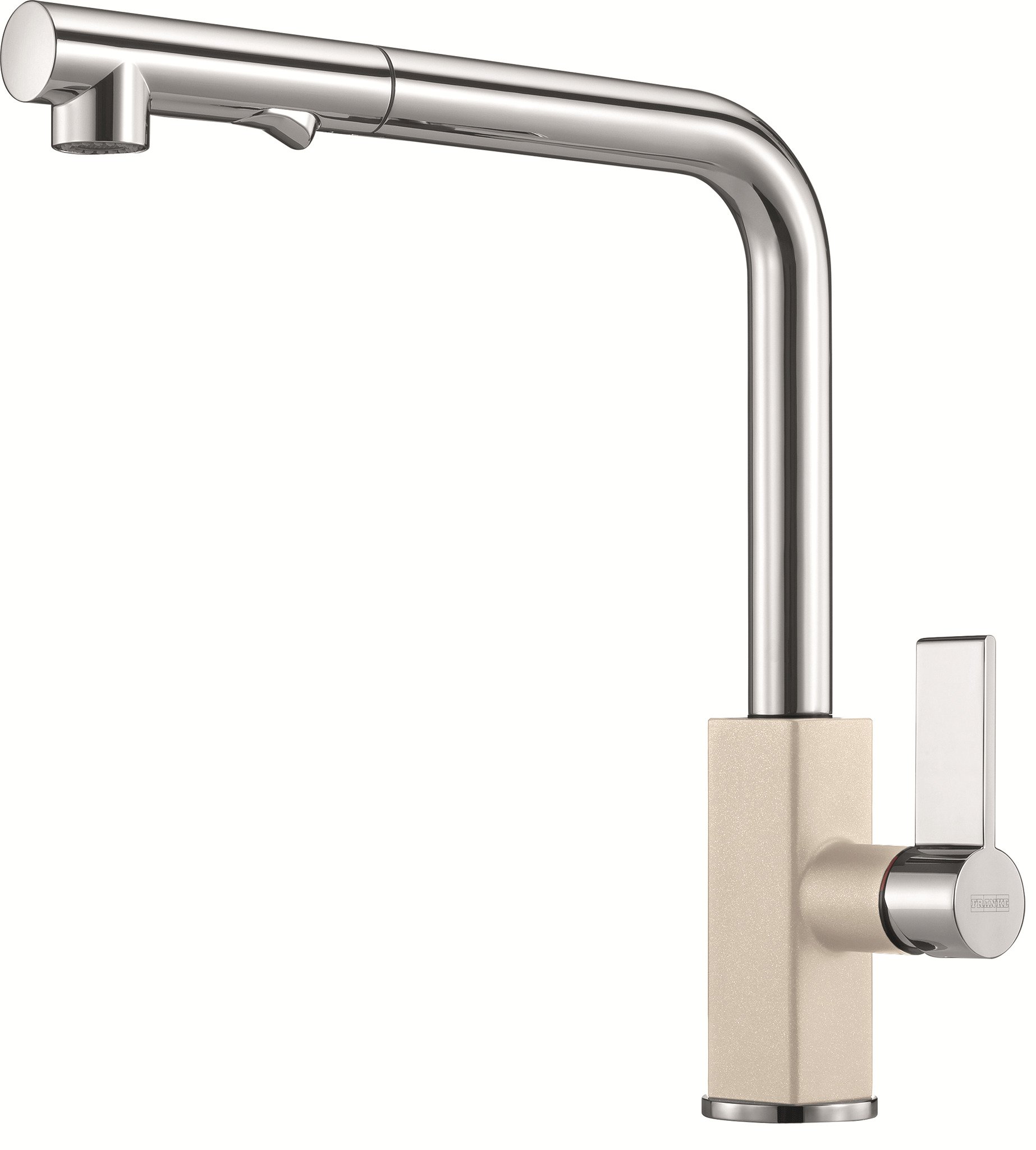 Кухонный смеситель Franke Maris Spray с выдвижным изливом и функцией душа Сахара (115.0392.360)