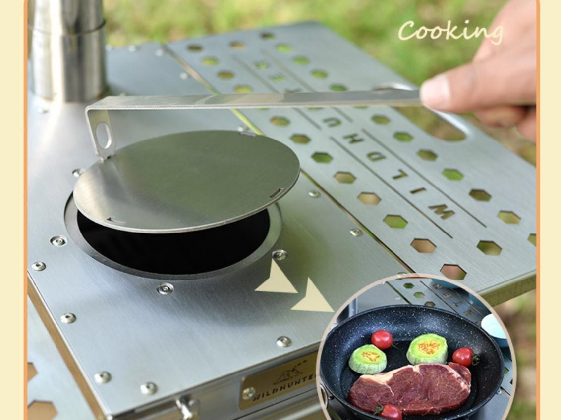 Піч дров'яна для намету Optima з нержавіючої сталі (GВ-400) - фото 6 Піч дров'яна для намету Optima з нержавіючої сталі (GВ-400) - фото 6