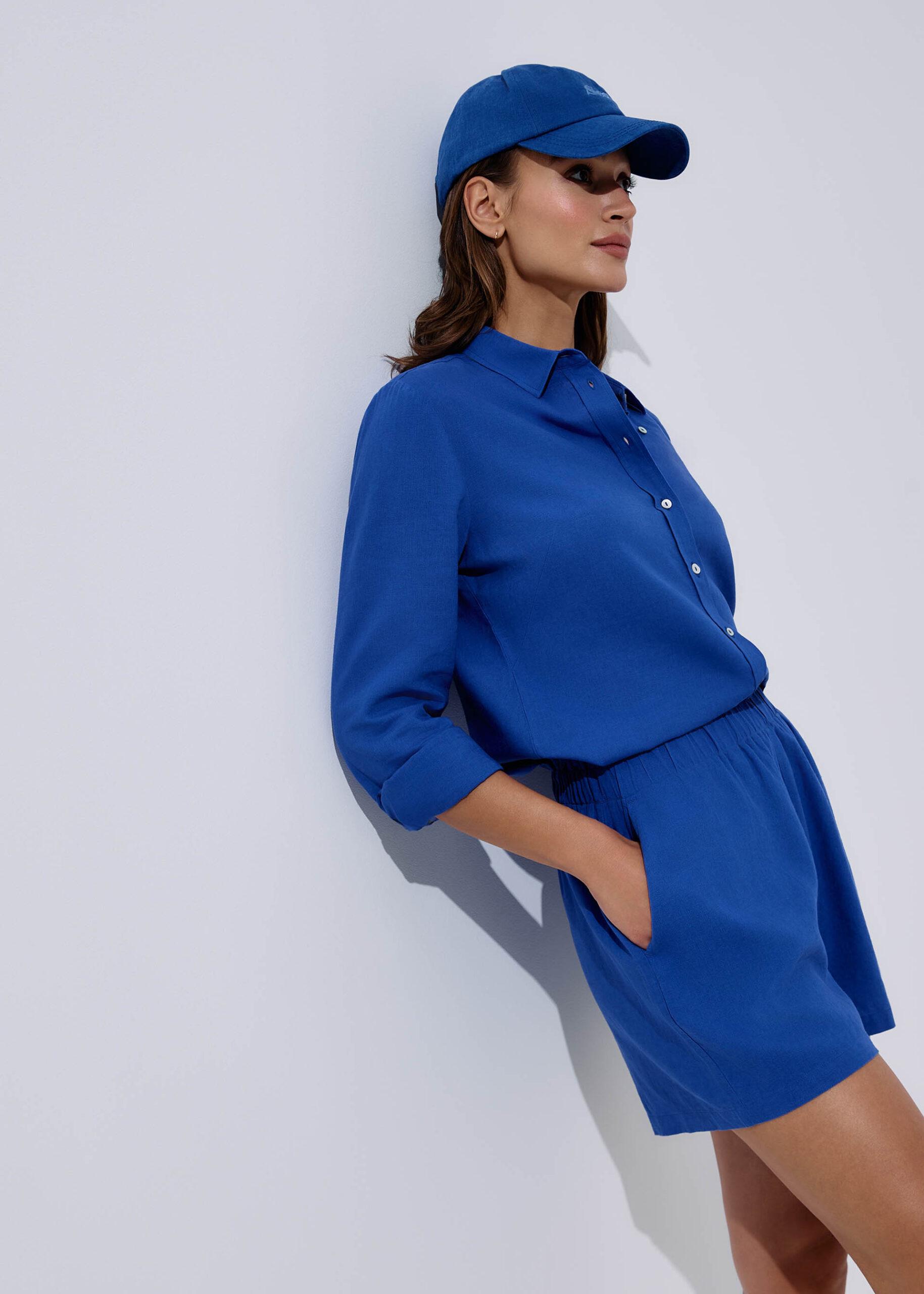 Шорти жіночі Diverse QUAINA L Синьо-фіолетовий (5905384135483) - фото 2 Шорти жіночі Diverse QUAINA L Синьо-фіолетовий (5905384135483) - фото 2