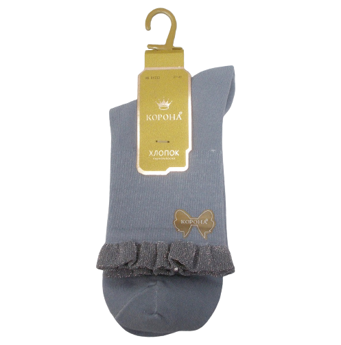 Носки с люрексом Корона 233 р. 37-41 Голубой (1540581734) Носки с люрексом Корона 233 р. 37-41 Голубой (1540581734)