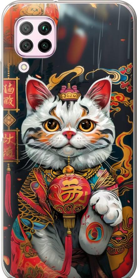 Чехол на Huawei Nova 6SE China Cat v2 (6135u-1823-42517) Чехол на Huawei Nova 6SE China Cat v2 (6135u-1823-42517)