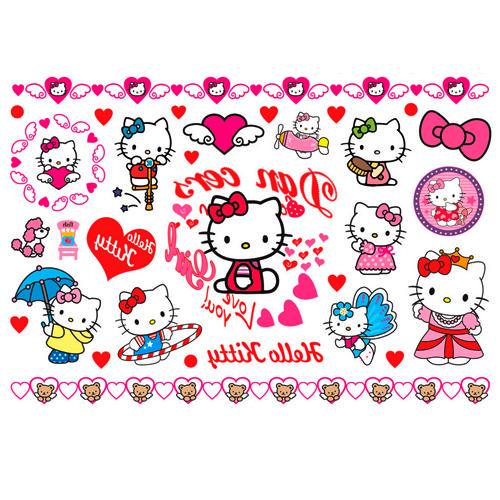 Детские татуировки Hello Kitty Tattoo (3698-7)