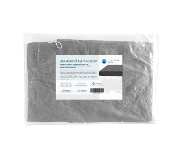 Тент-чохол InPool для каркасного басейну 400х200 см Сірий (132-9-33014)