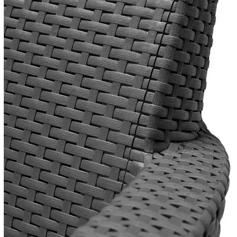 Диван садовий Keter Salemo 3 seater sofa Графітовий (244100) - фото 4