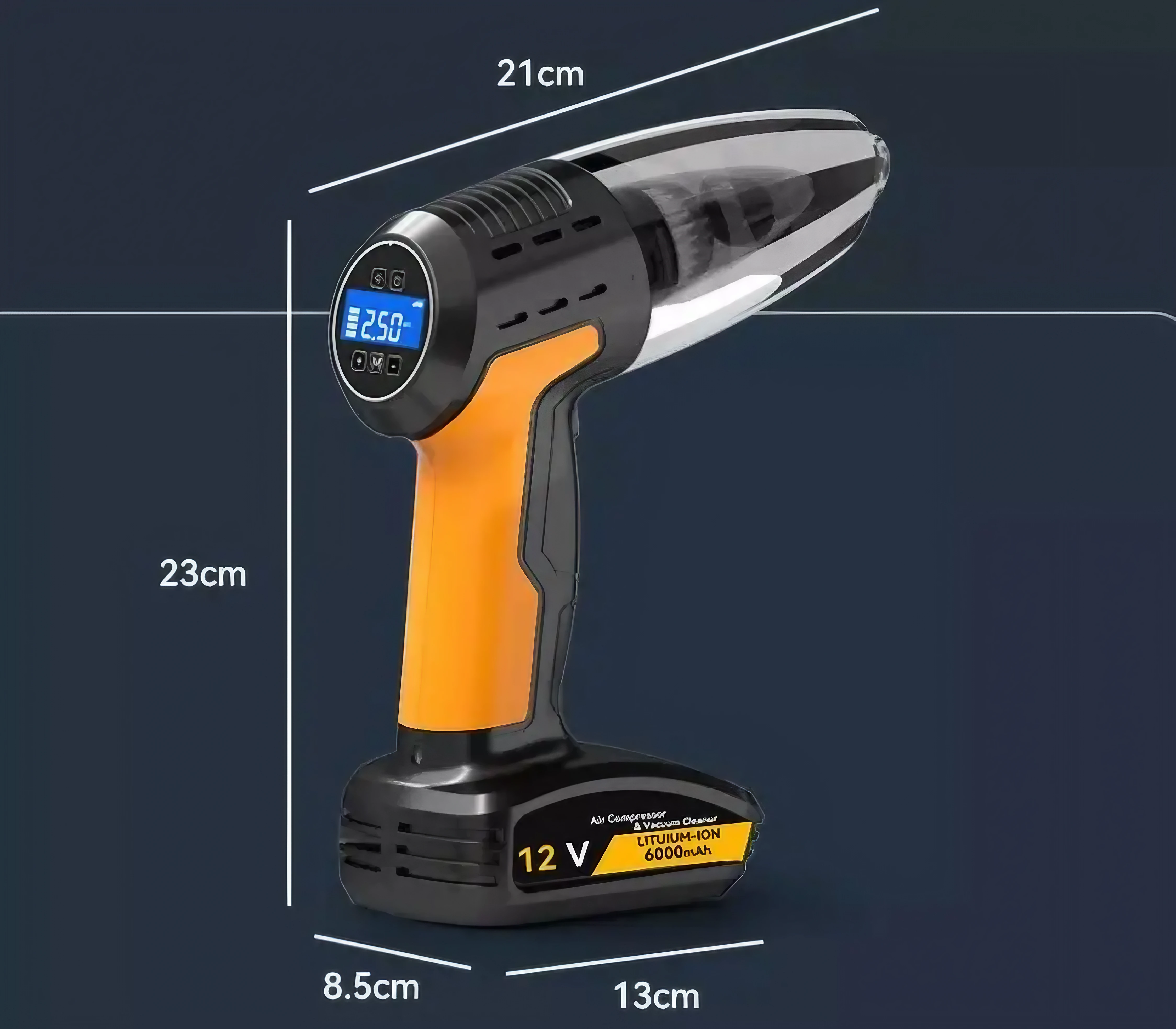 Пылесос для дома ручной с компрессором (mld17373) - фото 9