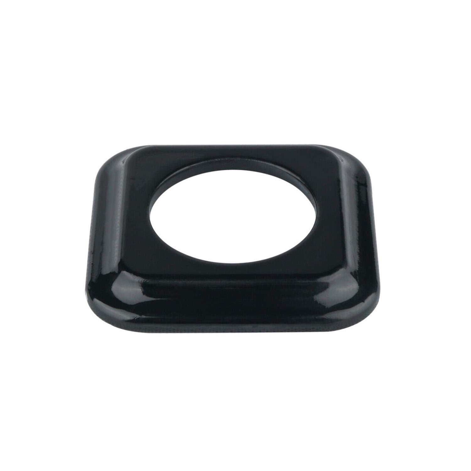 Рамка керамическая квадратная Keruida на 1 пост для скрытого монтажа Черный