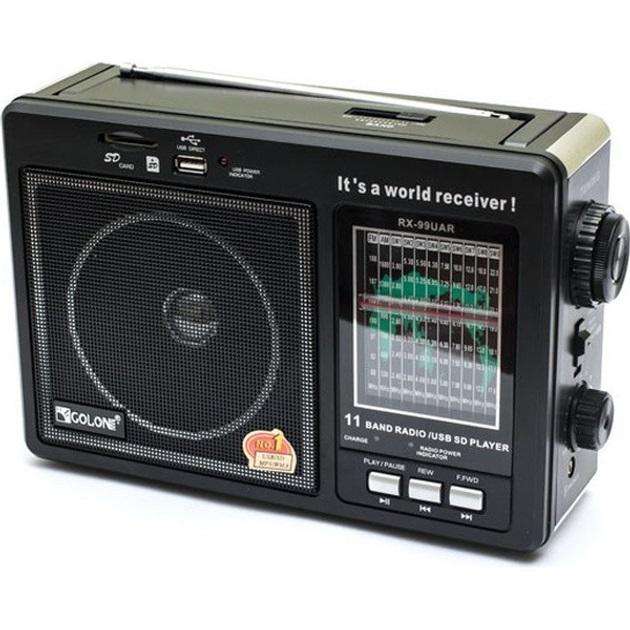 Радиоприемник аккамуляторный Golon RX 99 с MP3 плеером Black