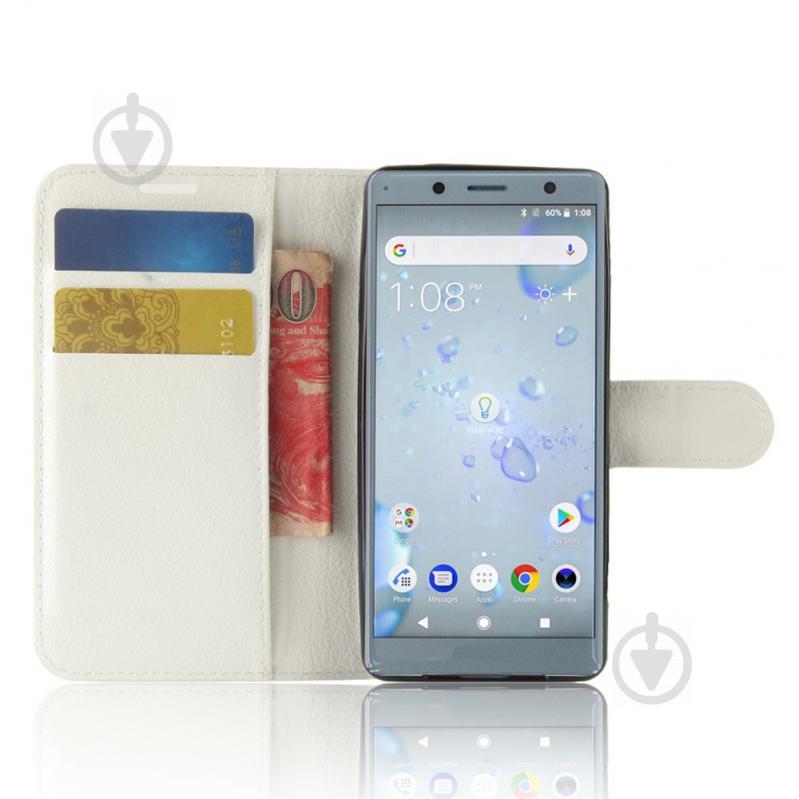 Чехол-книжка Litchie Wallet для Sony Xperia XZ2 Compact H8314 / H8324 White (lwwh0231)