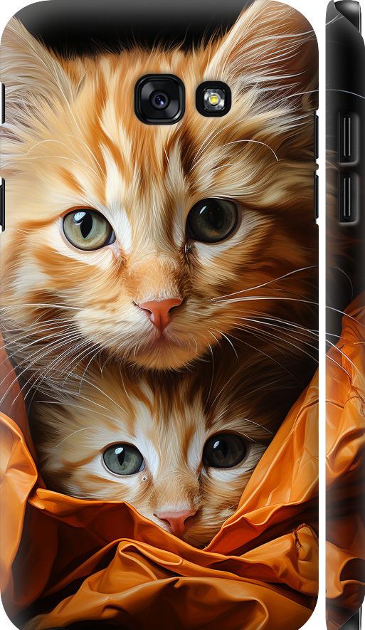 Чехол на Samsung Galaxy A7 (2017) Котики 2 (5664m-445-42517)