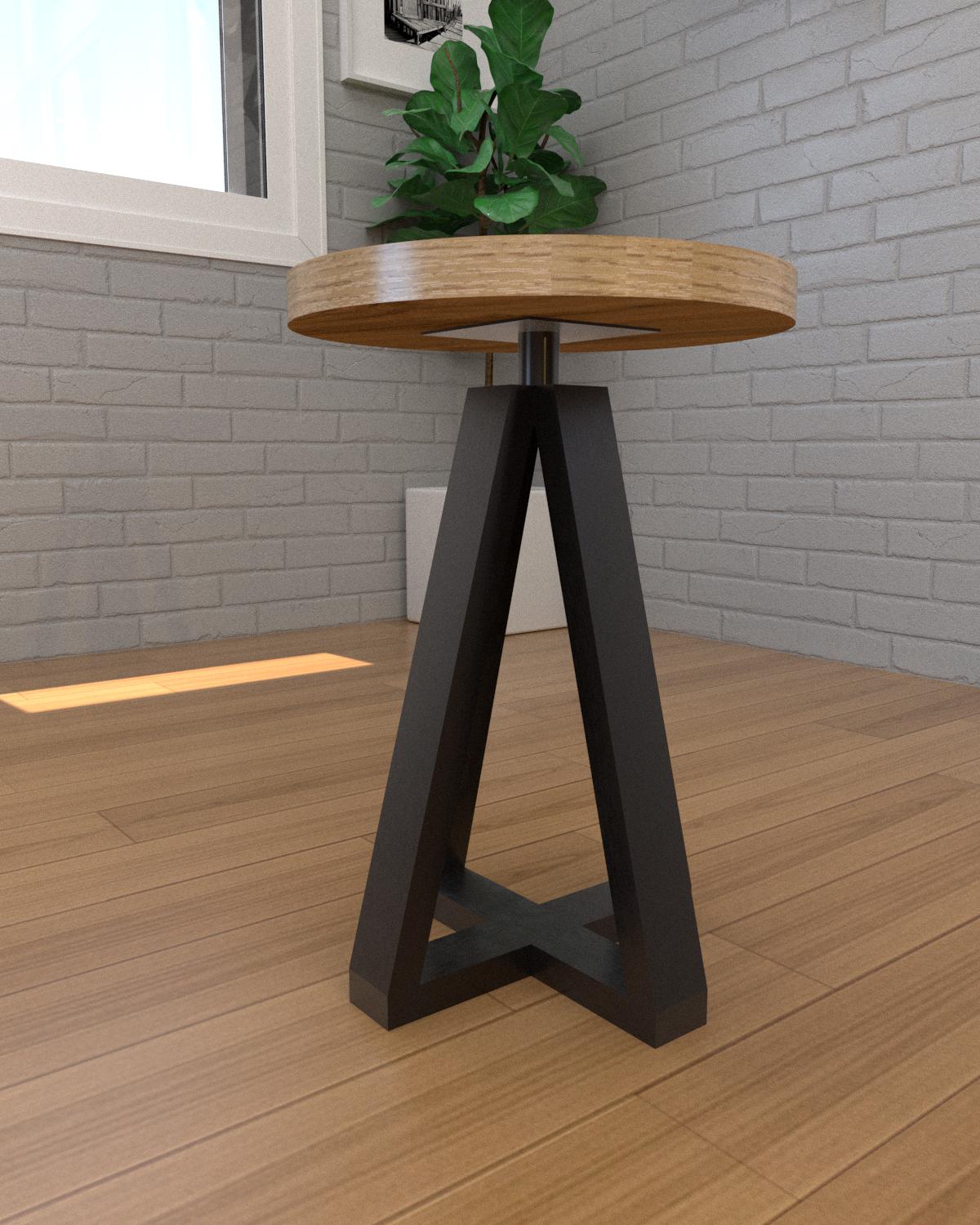 Табурет EcoLoft Триго DSP-1334-1 в стилі лофт Дуб Аппалачі (31272828)