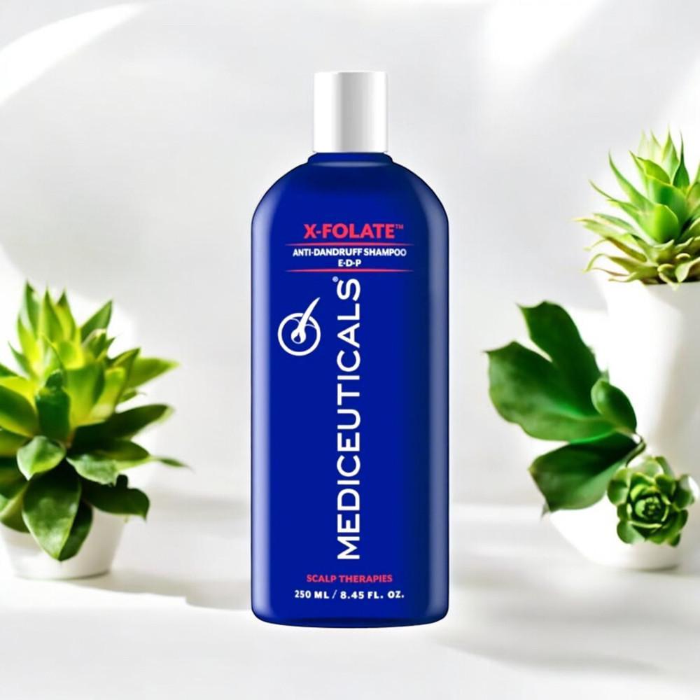 Шампунь против перхоти/себорейного дерматита и различных проблем кожи головы Mediceuticals X-Folate 250 мл (2375923276)