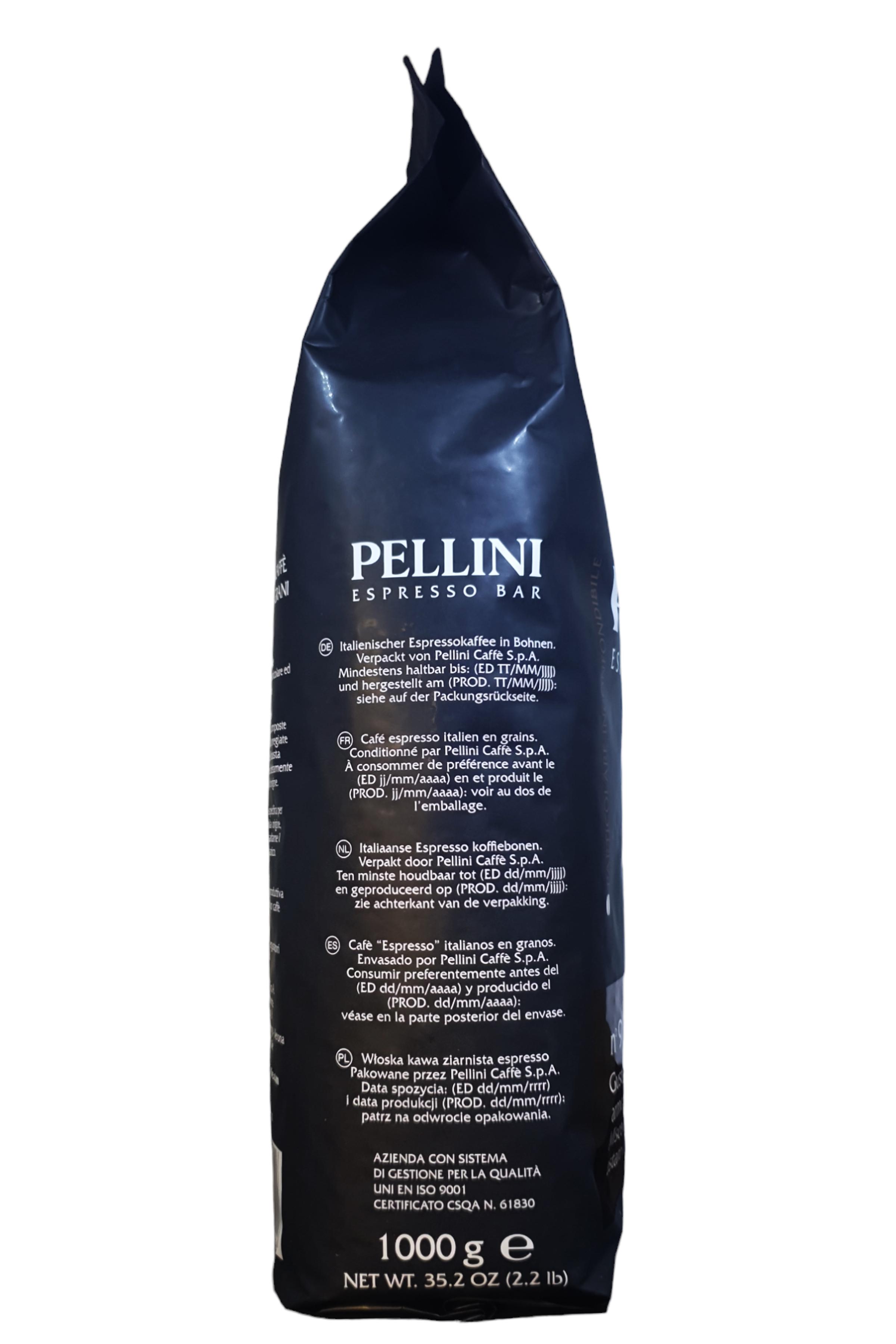 Кава Pellini Espresso BAR n.9 CREMOSO зерно 1 кг (52860) - фото 6