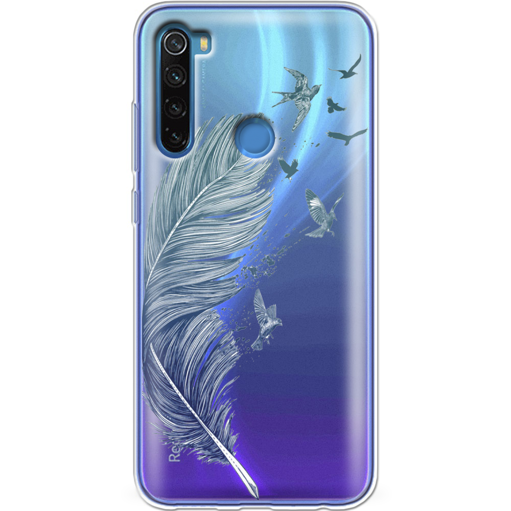 Чохол Boxface Xiaomi Redmi Note 8 Feather Прозорий силікон (38214-cc38-38214)
