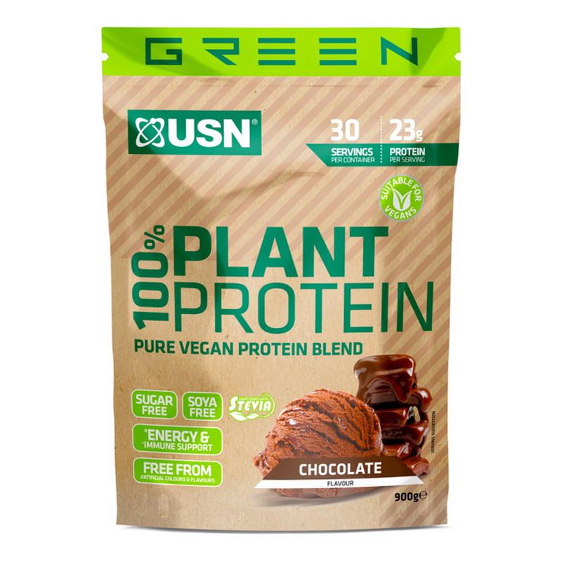 Протеин растительный USN 100% Plant Protein Шоколад 900 г (22470-01)