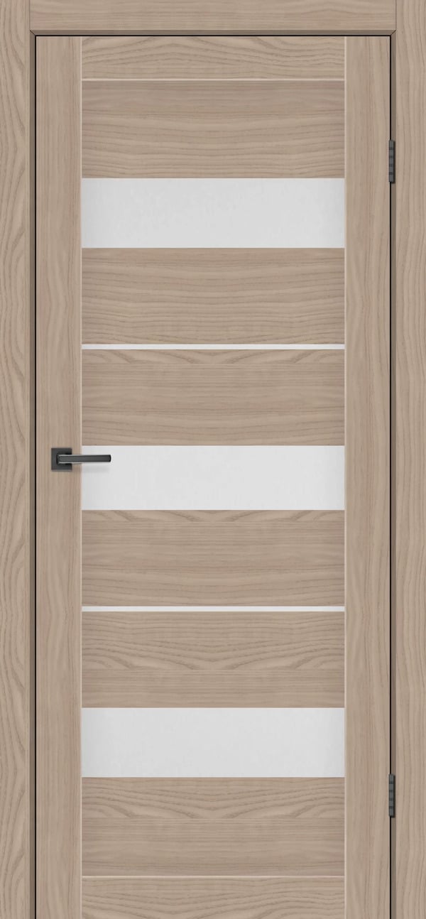 Дверное полотно MS Doors VEGAS 60х200 см Акация/Стекло сатин (143888)