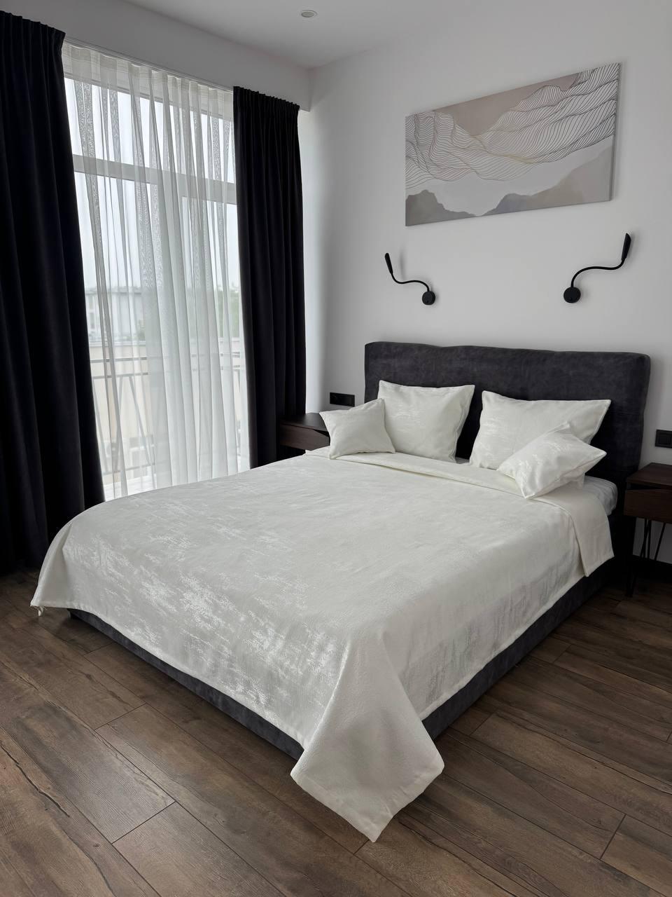 Покрывало Мрамор 180х250 см Молочный (22000-2-180x250cm) - фото 9 Покрывало Мрамор 180х250 см Молочный (22000-2-180x250cm) - фото 9