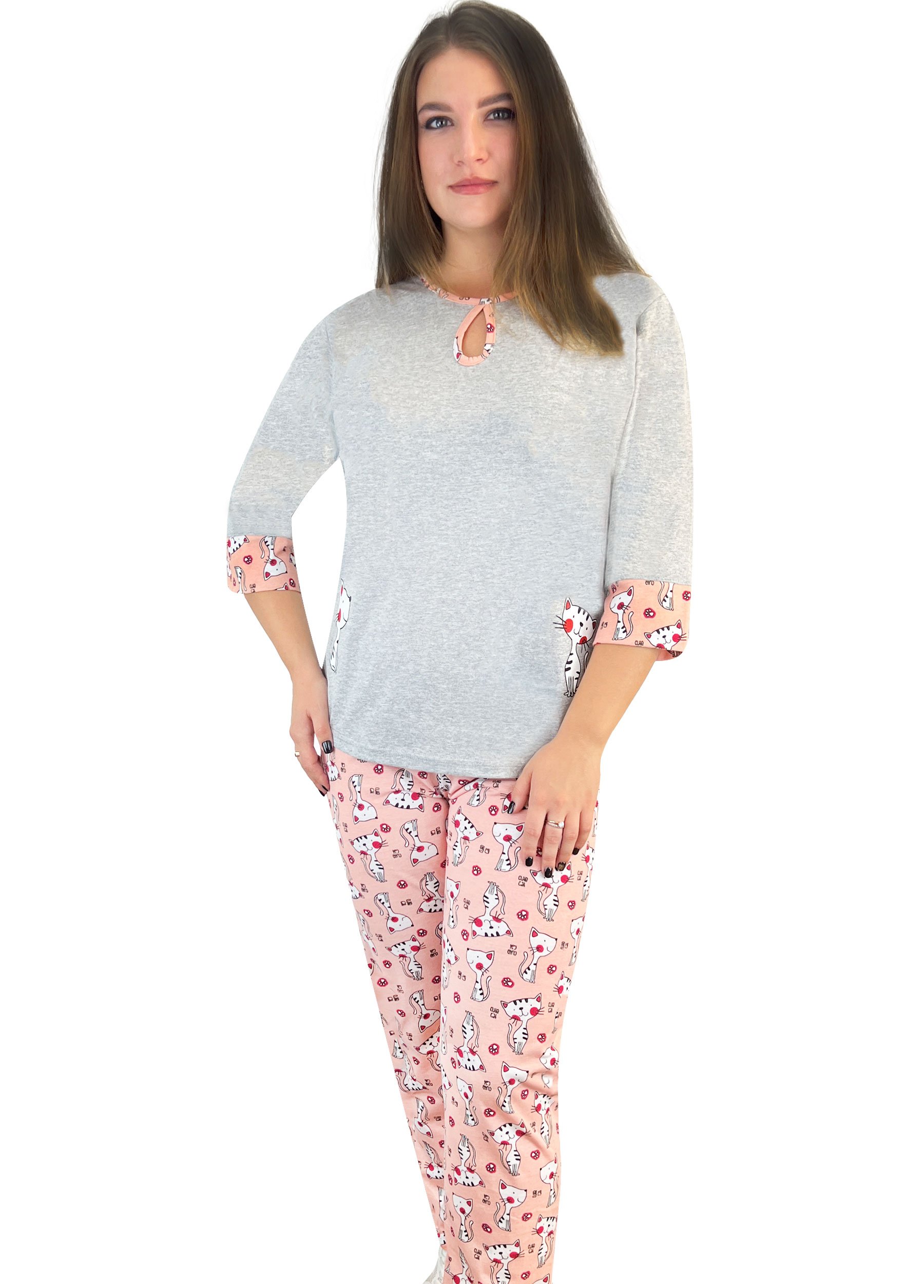 Пижама женская Модельер 25234 р. 52 Разноцветный (14148)