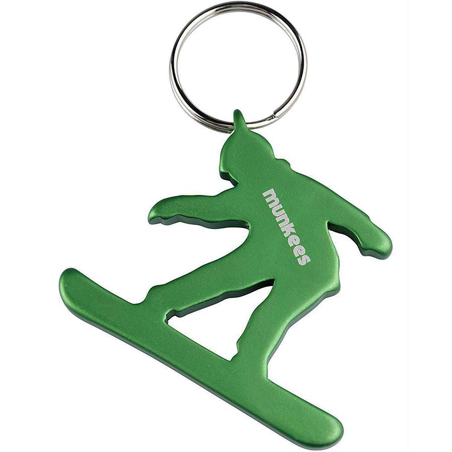 Брелок-открывашка Munkees 3495 Snowboarder Green