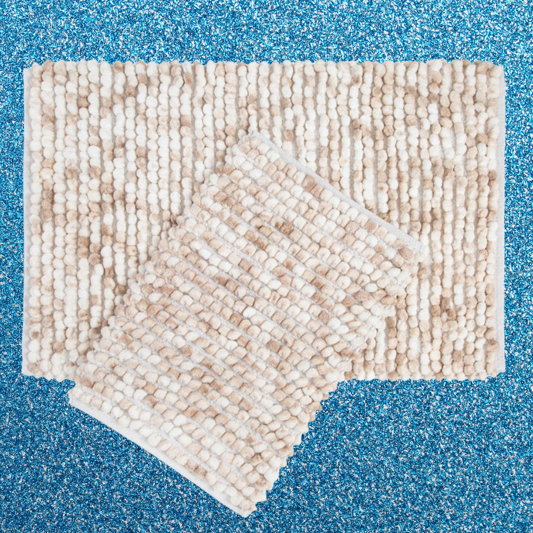 Набор ковриков Irya Ottova beige 60х90/40х60 Бежевый (svt-2000022242707)