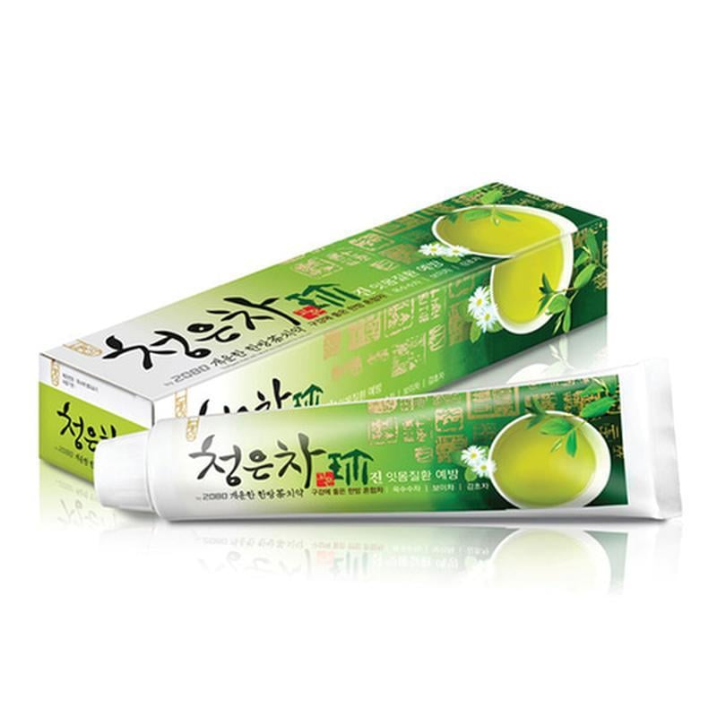 Зубна паста Dental Clinic 2080 Natural Tea 청은차 진 120 г (8801046979280)