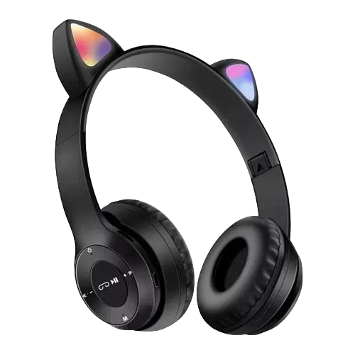 Наушники беспроводные Bluetooth Cat XY-204 с подсветкой (01804-6)