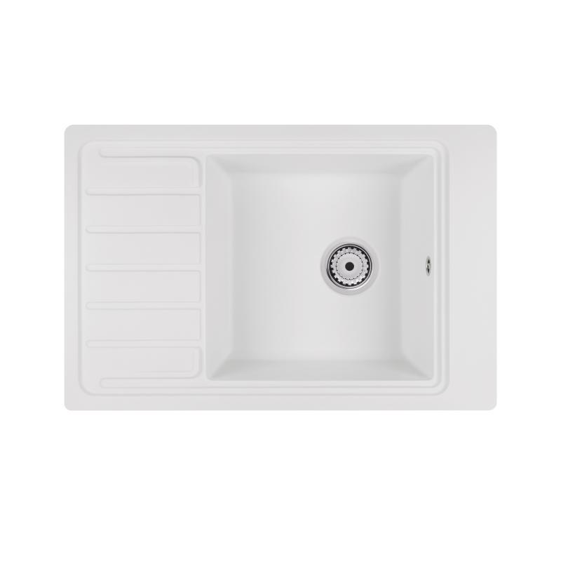 Кухонная мойка Q-tap CS 7751 White (QTCS7751WHI)