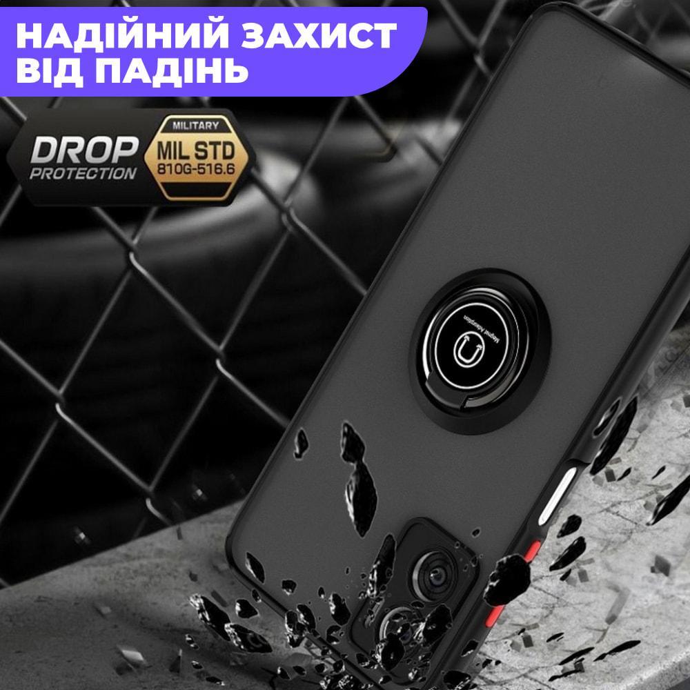 Защитный чехол MatteLuxe Xiaomi Redmi 9C (с кольцом) Yellow (34243-0A) - фото 4