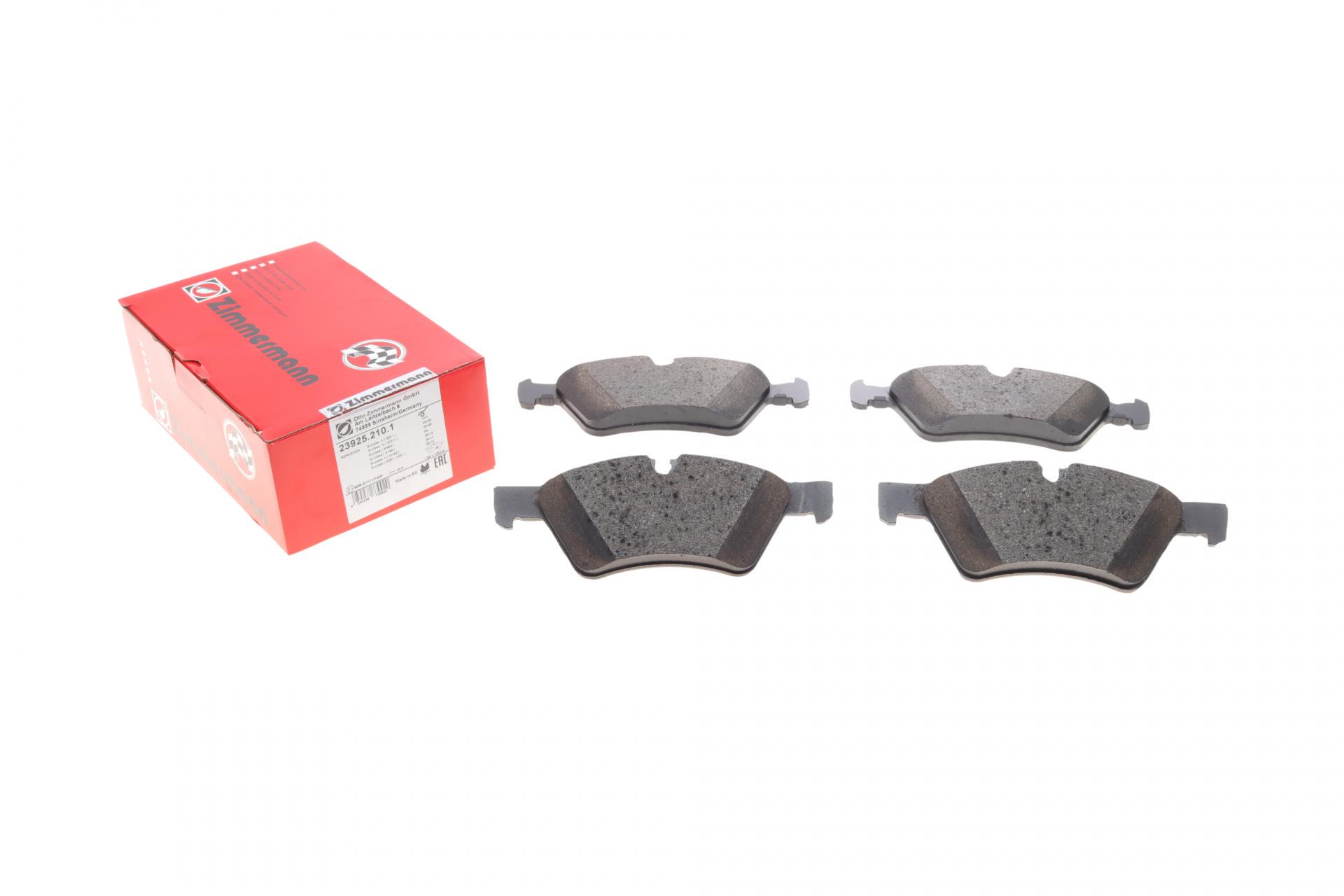 Колодки тормозные передние ZIMMERMANN для MB E-class W211/M-class W164/R-class W251 03-14/G-class W463 04 (23925.210.1)
