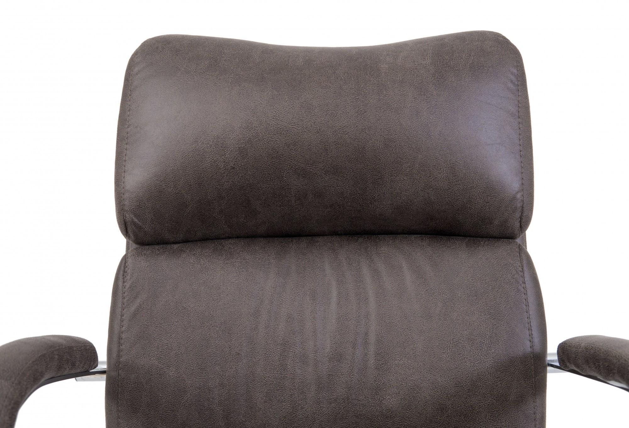 Крісло офісне комп'ютерне Dakota Амели Grey Хром М3 MultiBlock Коричневий - фото 5 Крісло офісне комп'ютерне Dakota Амели Grey Хром М3 MultiBlock Коричневий - фото 5