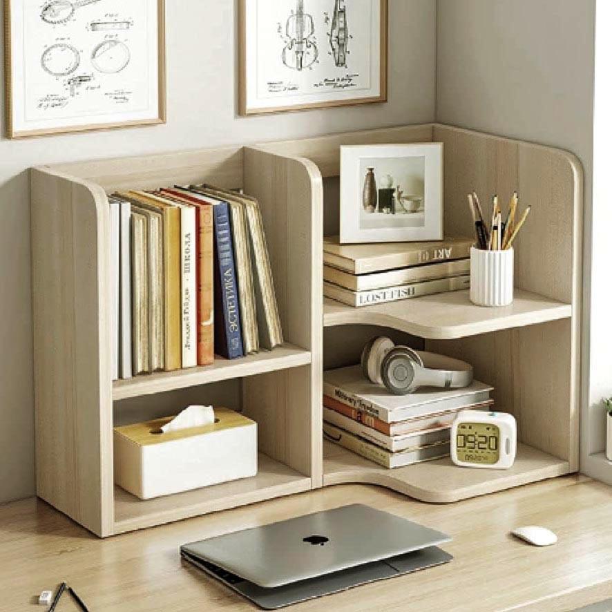 Полка-надстройка настольная из дерева Альмор бланже (АКД-013801)