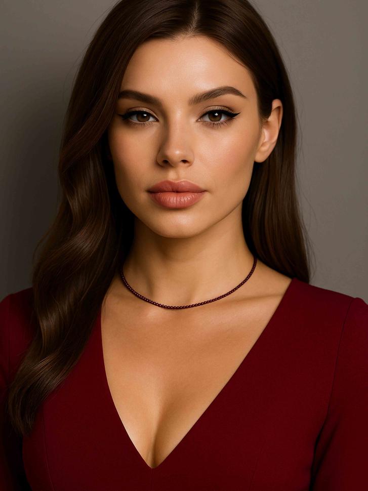 Чокер LeBijou із натурального гранату (5027) Чокер LeBijou із натурального гранату (5027)