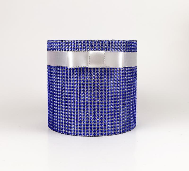 Коробка гламурна 15х15 см Синій (1613)