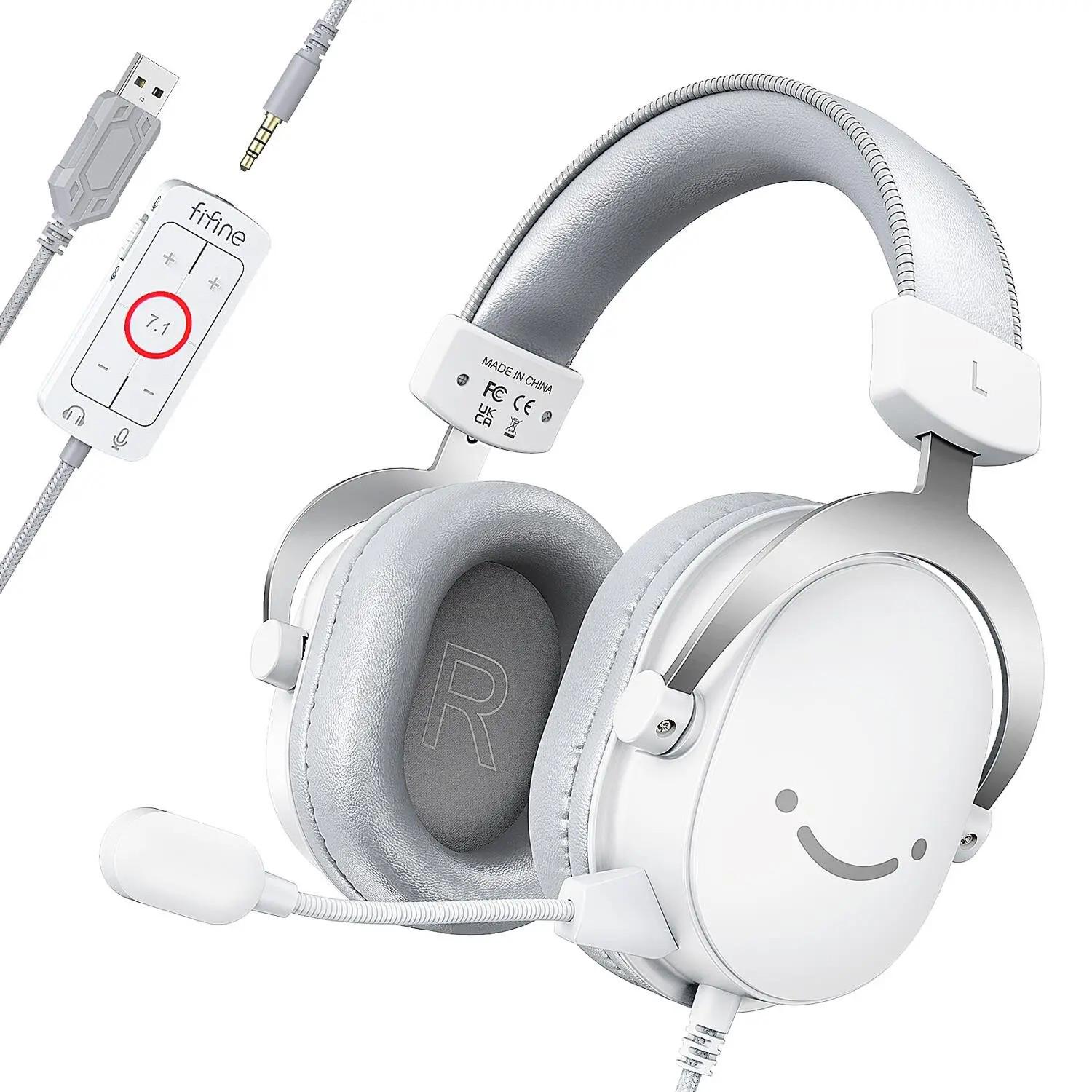 Навушники з мікрофоном FIFINE H9 White