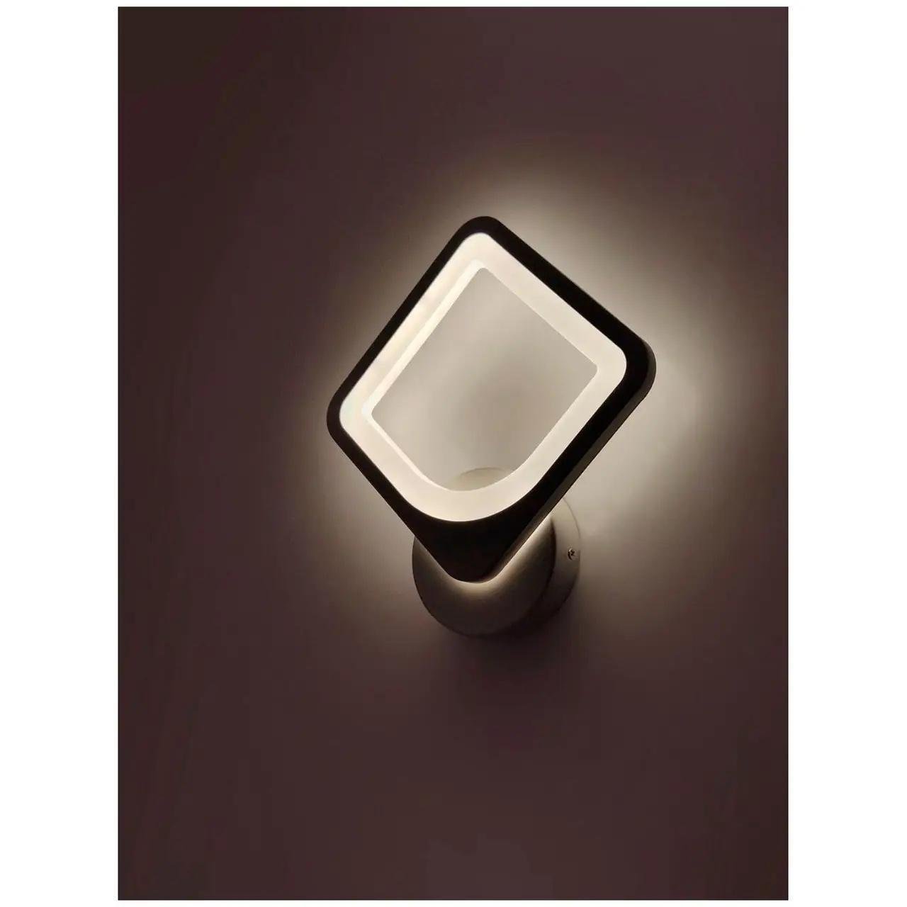 Бра светодиодное ESLLSE TETRA S LED управляемое 22 Вт 220x250x50 мм Черный (00000122608) - фото 5