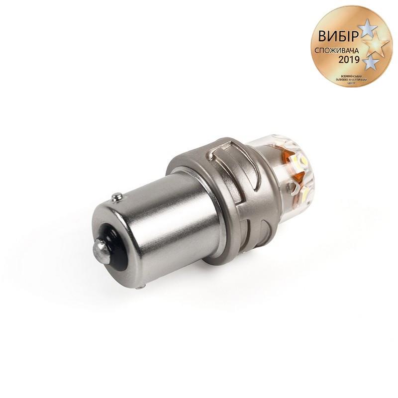 Лампи світлодіодні в габарити S01-P21W/1156 Carlamp 30W Canbus з обманкою 450 лм 6000 К (S01/1156) - фото 5