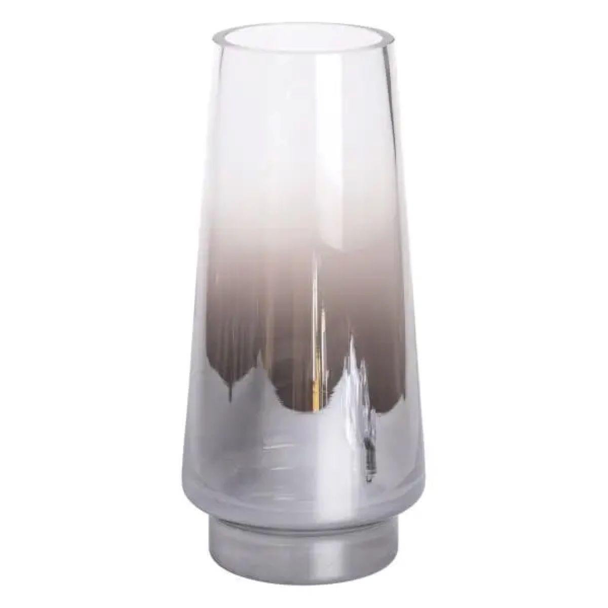 Ваза стеклянная Light House 2,6 л 30 см Серый (LG-20227)