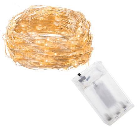 Гірлянда різдвяна 100 LED на дроті Теплий білий (CL0018)