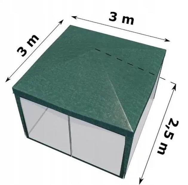 Садовий дачний павільйон для дачі 3х3м (27477079) - фото 6 Садовий дачний павільйон для дачі 3х3м (27477079) - фото 6