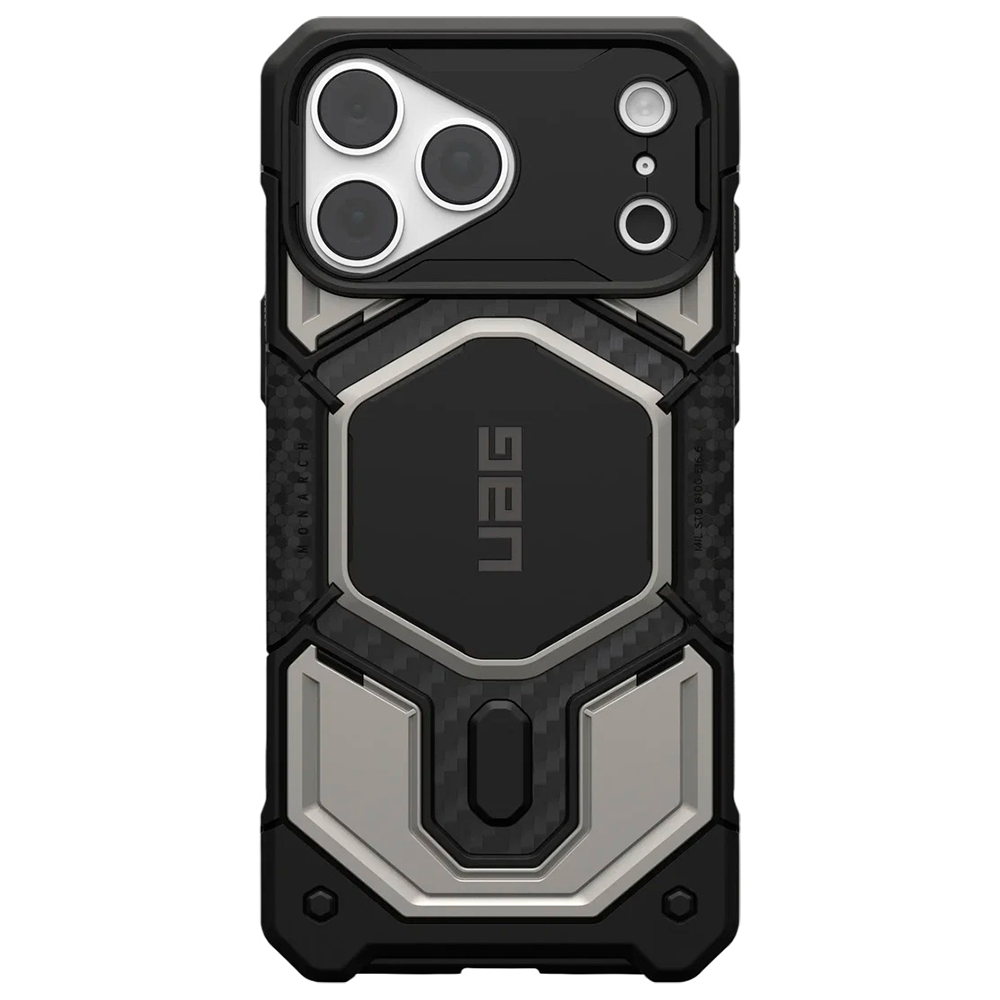 Чехол UAG Monarch Pro Magsafe для iPhone 18 Pro Max Titanium (114568113636)