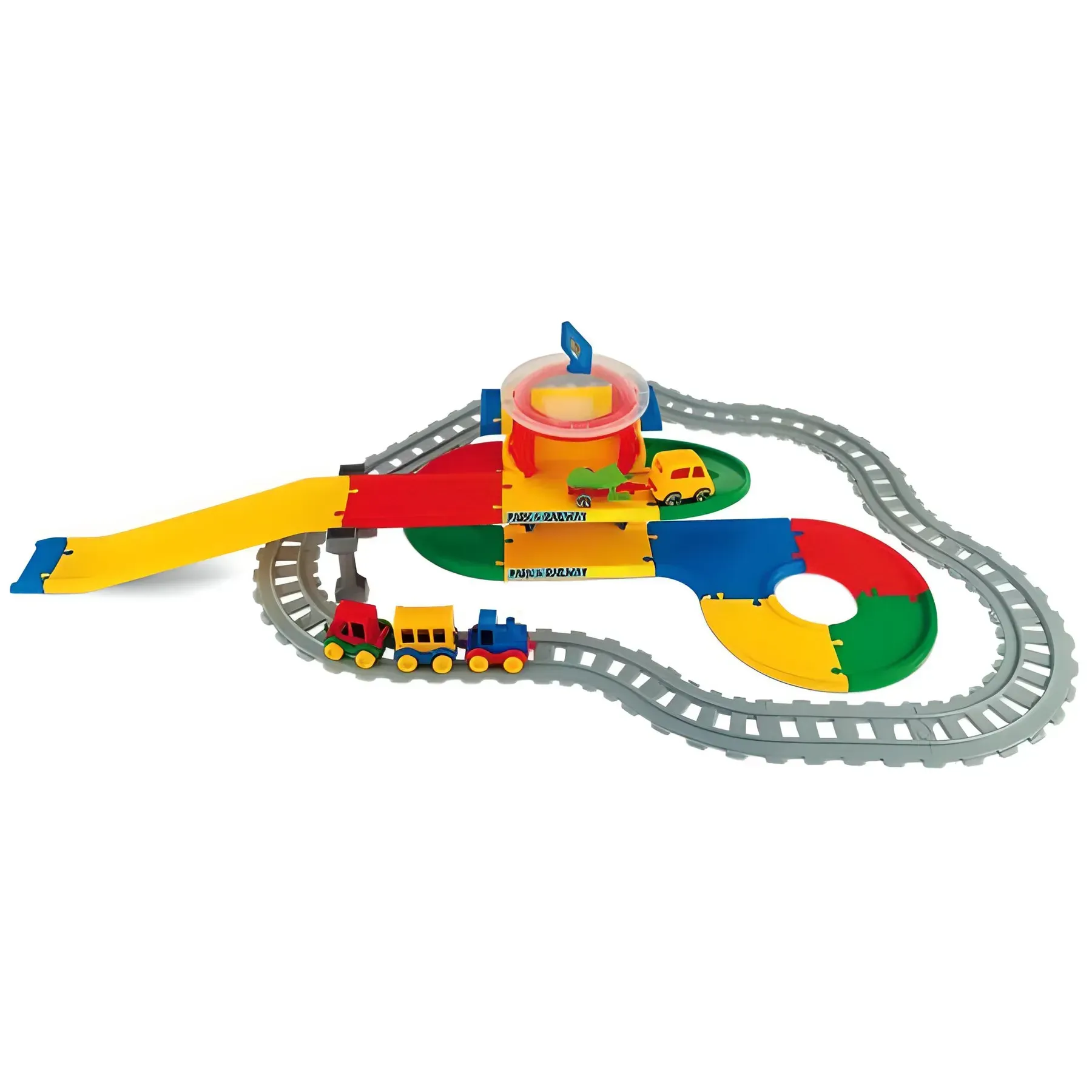 Игрушечный набор Play Tracks City Вокзал из пластика 6,4м Разноцветный (150-98-51520)